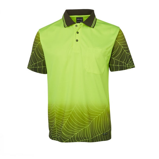 jbs short sleeve web design polo green