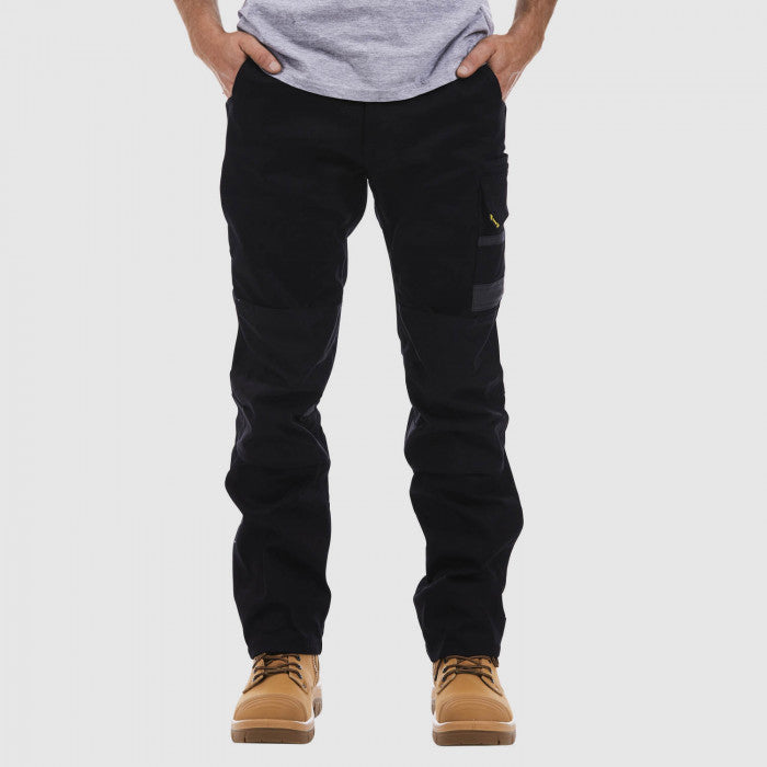 tradie cargo pants black