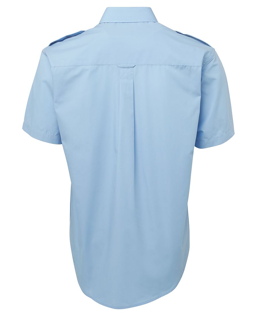 jbs epaulette shirt short sleeve blue