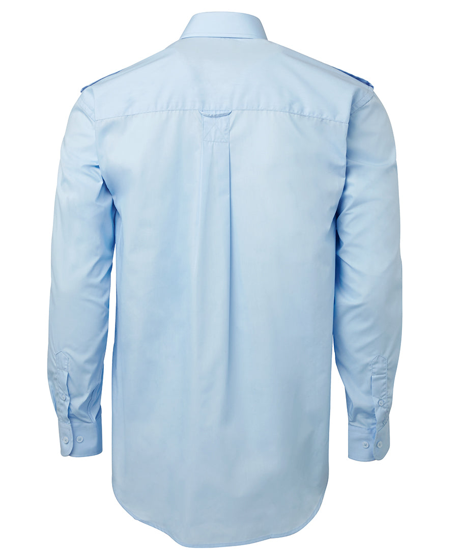 jbs epaulette shirt long sleeve blue