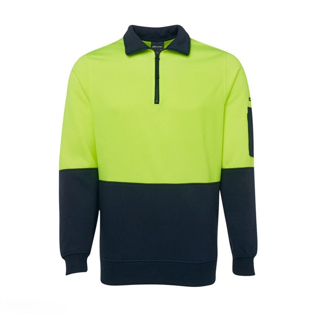 jbs half zip fleecy yellow