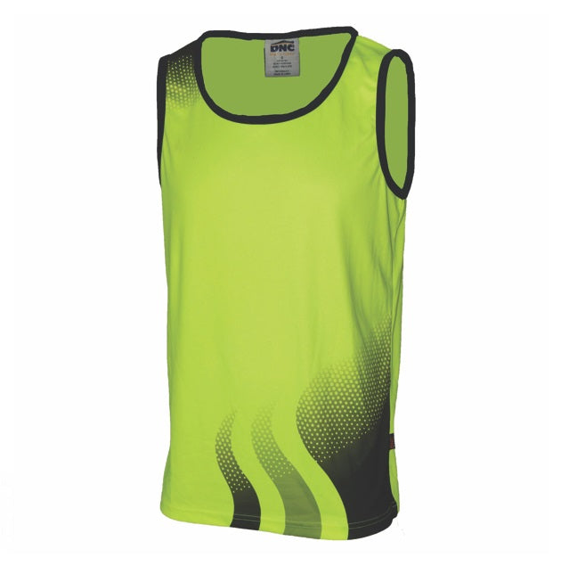 dnc sublimated singlet yellow