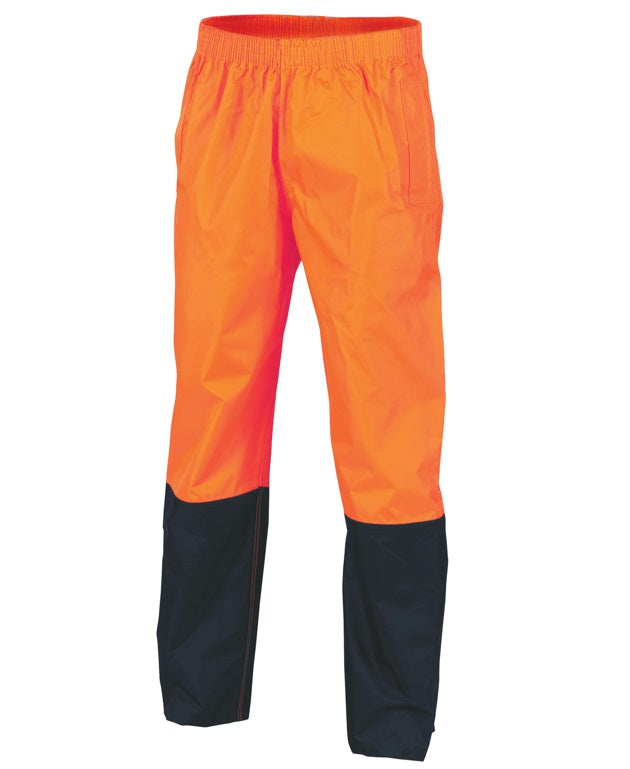 DNC two tone rain pants orange