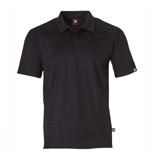 aiw unisex truedry polo black