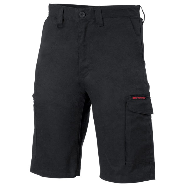 dnc digga medium weight cargo shorts black