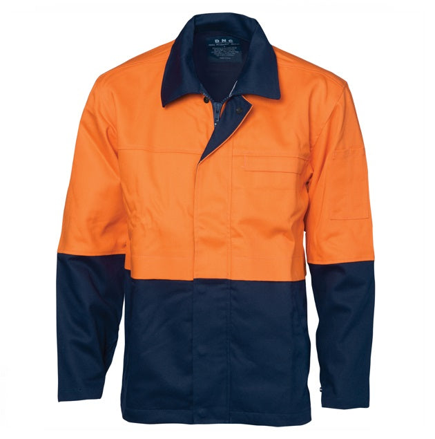 dnc patron saint flame retardant jacket orange