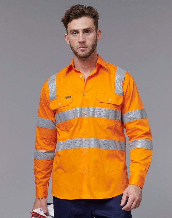 aiw vicrail unisex safety shirt model