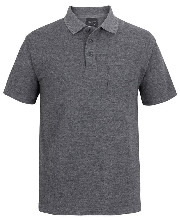 jbs pocket polo charcoal marl