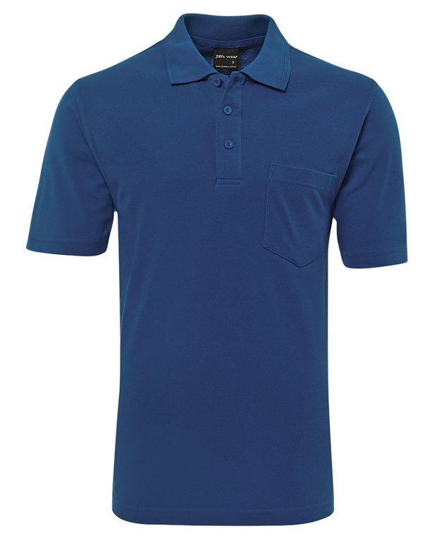 jbs pocket polo royal blue