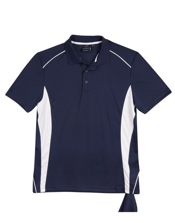 aiw mens pursuit polo navy white