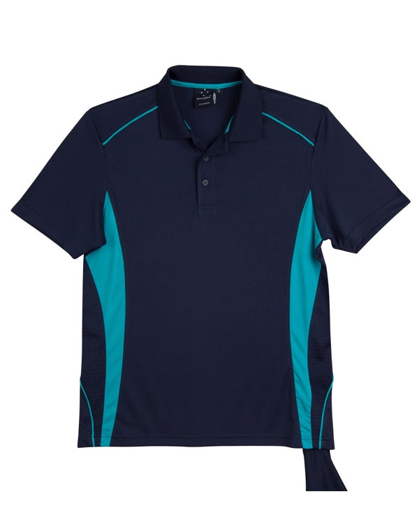 aiw mens pursuit polo navy aqua