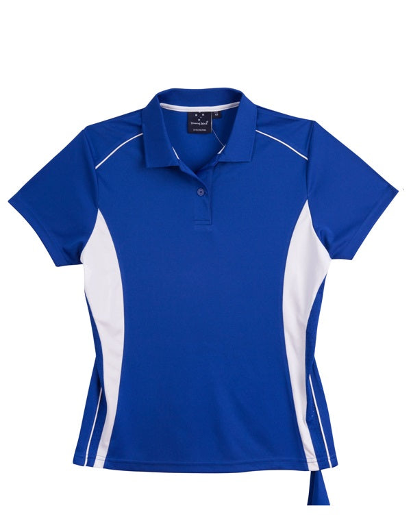 aiw womens pursuit polo royal white