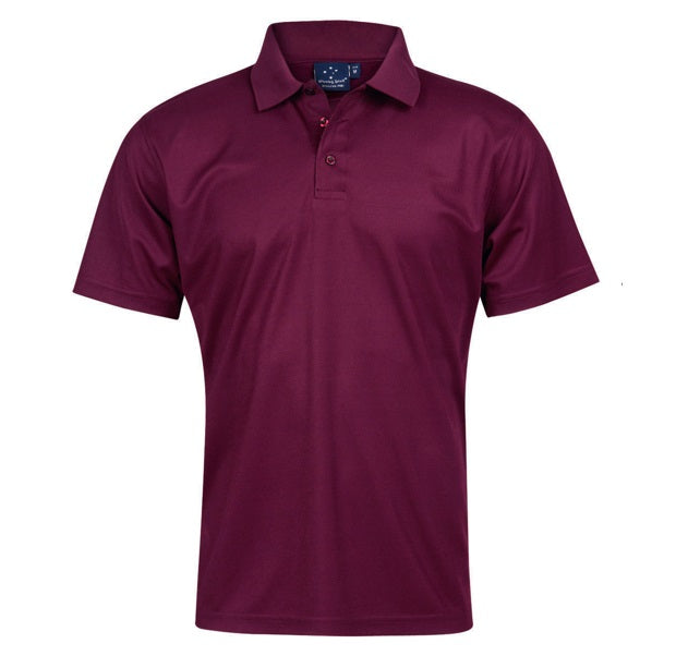 aiw kids verve polo maroon