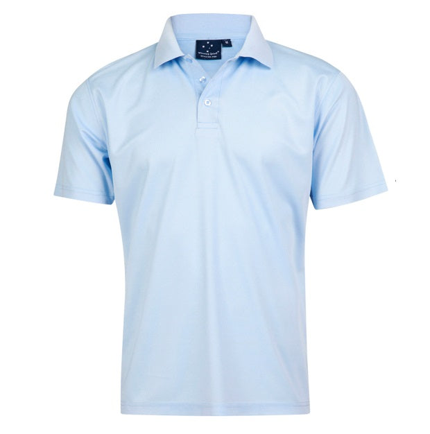 aiw kids verve polo sky blue
