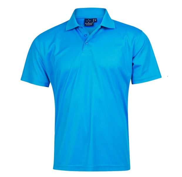 aiw kids verve polo cyan