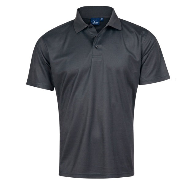 aiw kids verve polo charcoal