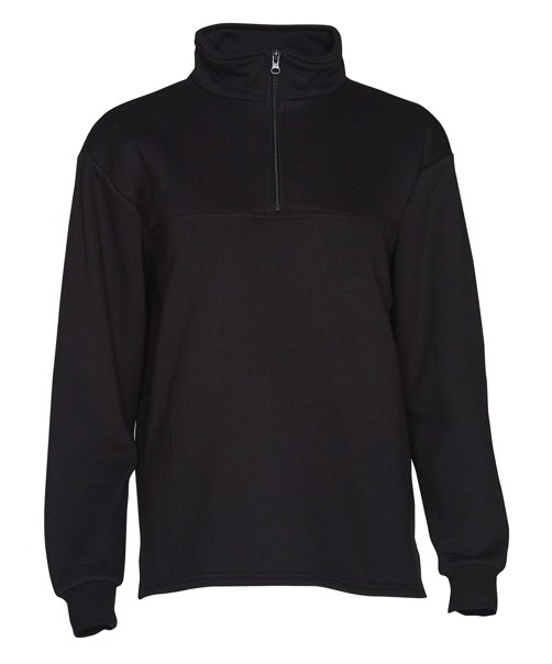 aiw kids half zip fleece black
