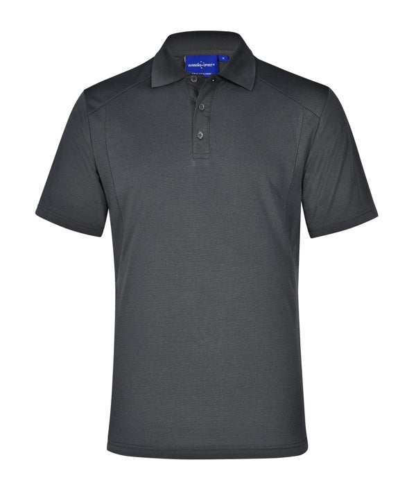 aiw mens bamboo polo storm grey