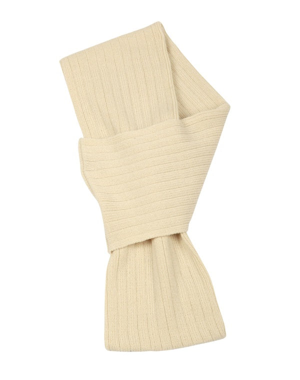 cable knit scarf sandstone