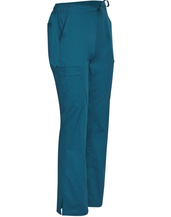 aiw ladies semi-elastic scrubs pants side