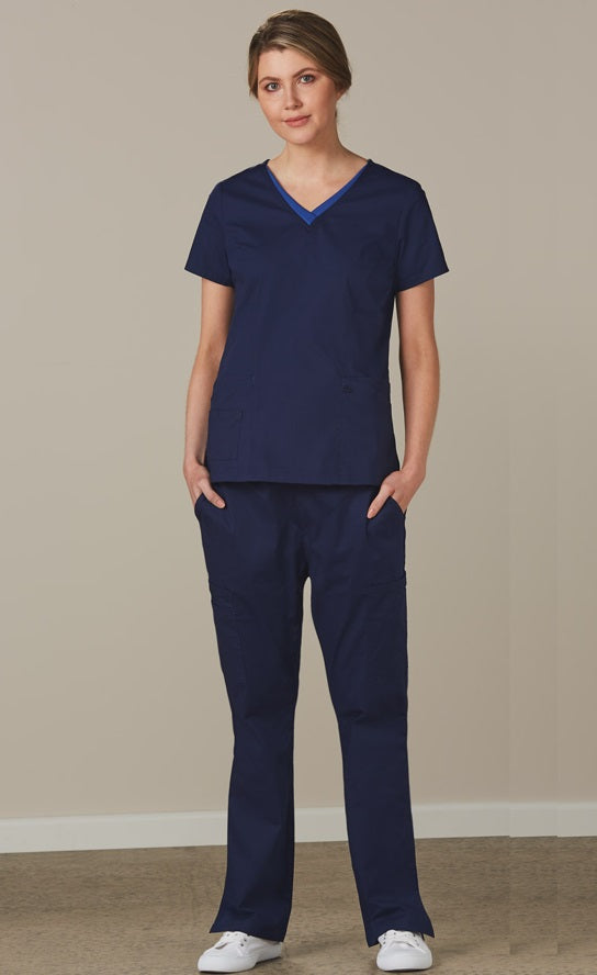 aiw-ladies-semi-elastic-scrubs-pants-model
