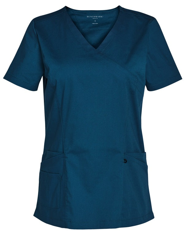 aiw ladies scrubs top teal