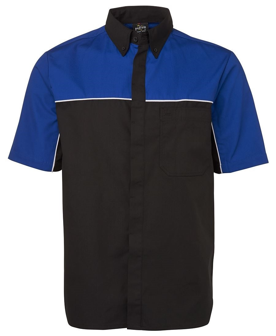 jbs moto shirt black royal blue