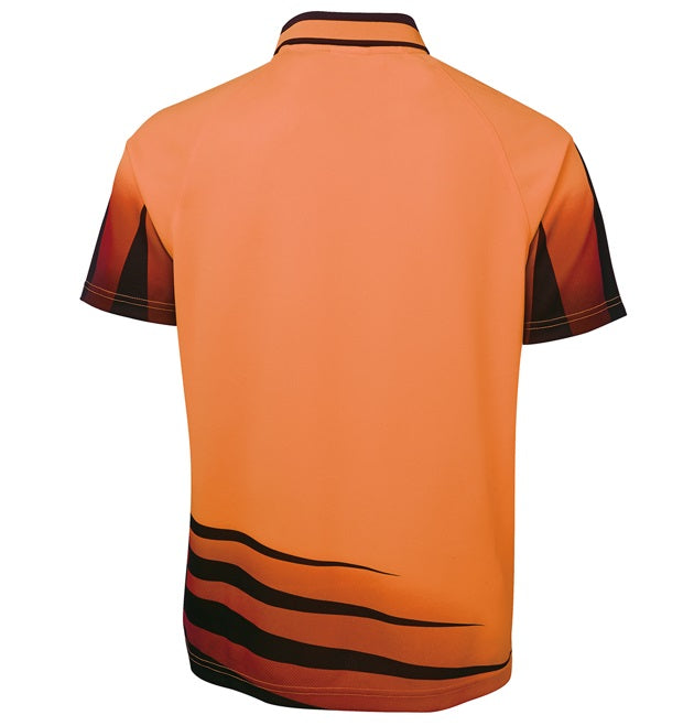 jbs short sleeve rippa polo orange