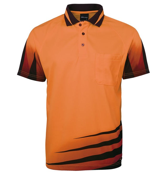 jbs short sleeve rippa polo orange