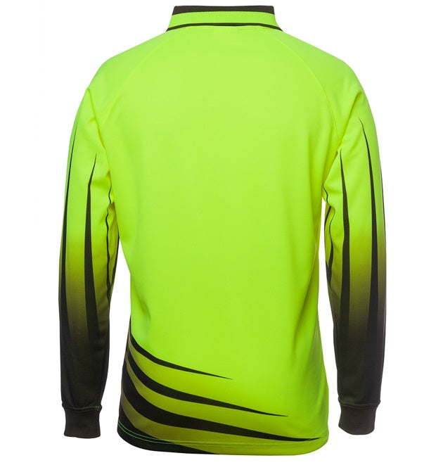 jbs long sleeve rippa polo lime