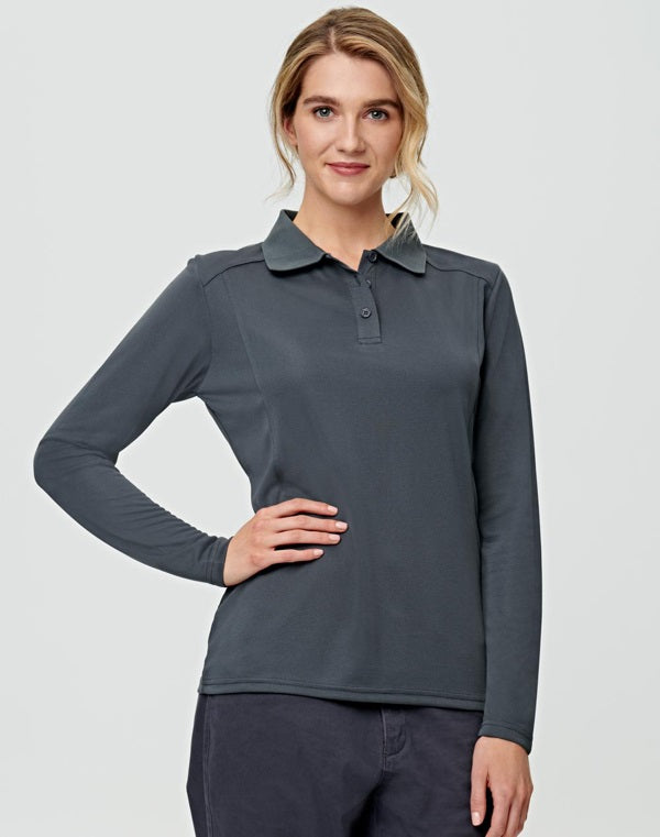 aiw women's lucky bamboo polo