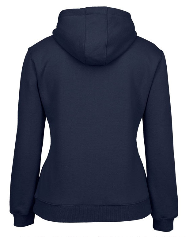 jb's ladies fleece hoodie navy