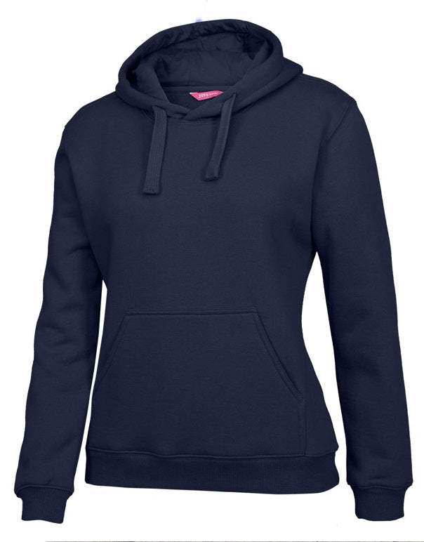 jb's ladies fleece hoodie navy
