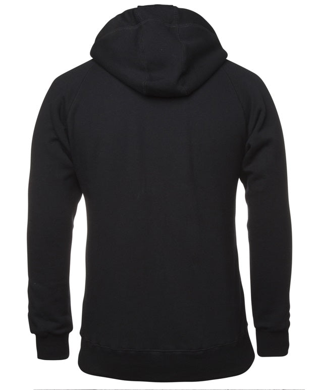 jb's colors of of cotton full zip hoodie black
