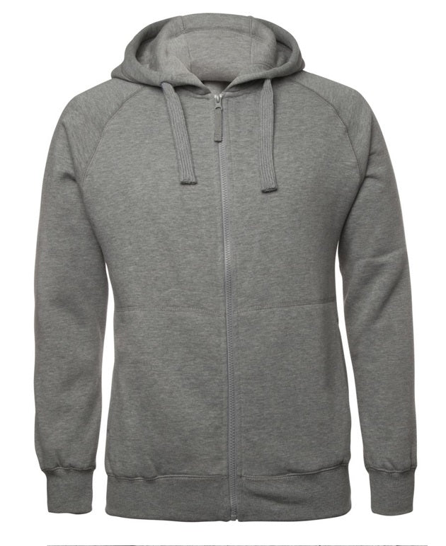 jb's colors of of cotton full zip hoodie marle