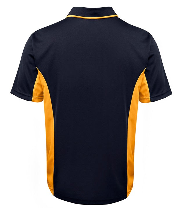 jb's podium contrast polo navy gold
