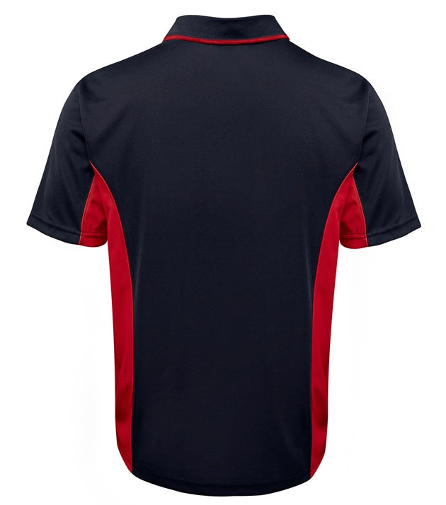 jb's podium contrast polo navy red