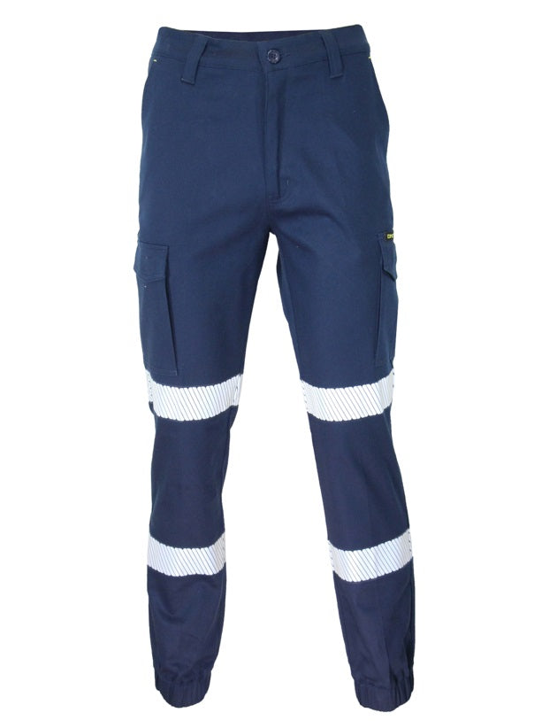 dnc slimflex cuffed segmented tape work pants