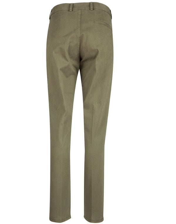 aiw women's chino pants olive