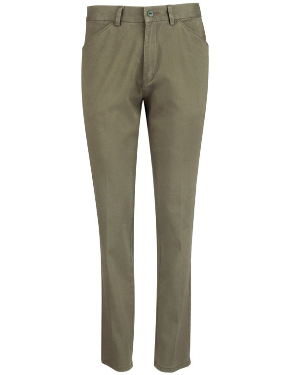 aiw women's chino pants olive