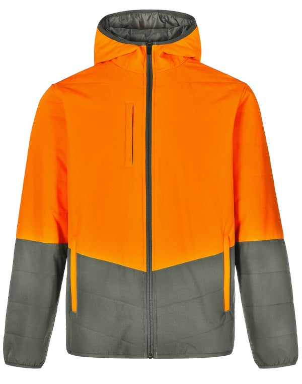 aiw unisex hi-vis puffer jacket orange