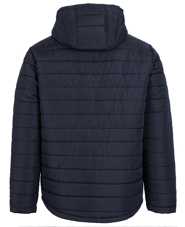 Jb's hooded puffer jacket navy