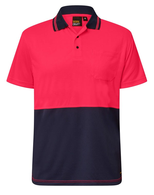NCC Ladies Short Sleeve Pink Polo