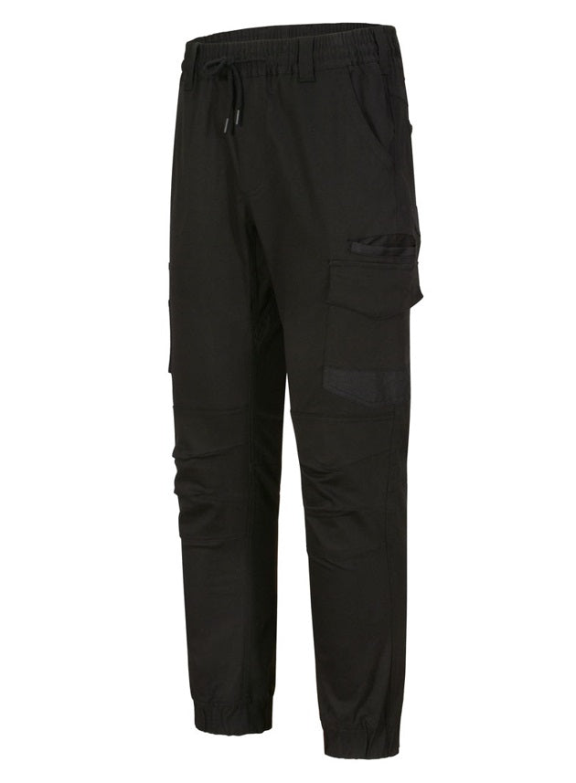 AIW Unisex Stretch Cuffed Work Pants Black