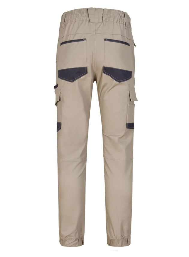 AIW Unisex Stretch Cuffed Work Pants Sand