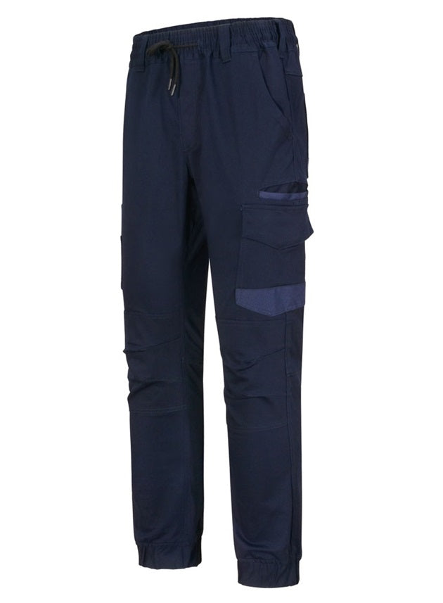 AIW Unisex Stretch Cuffed Work Pants Navy