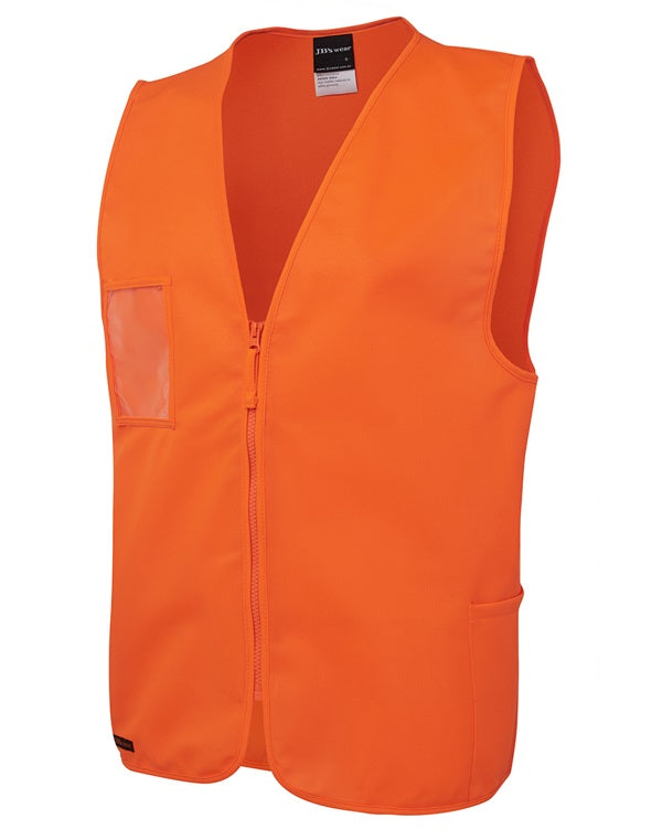JB's Safety Zip Vest - Orange