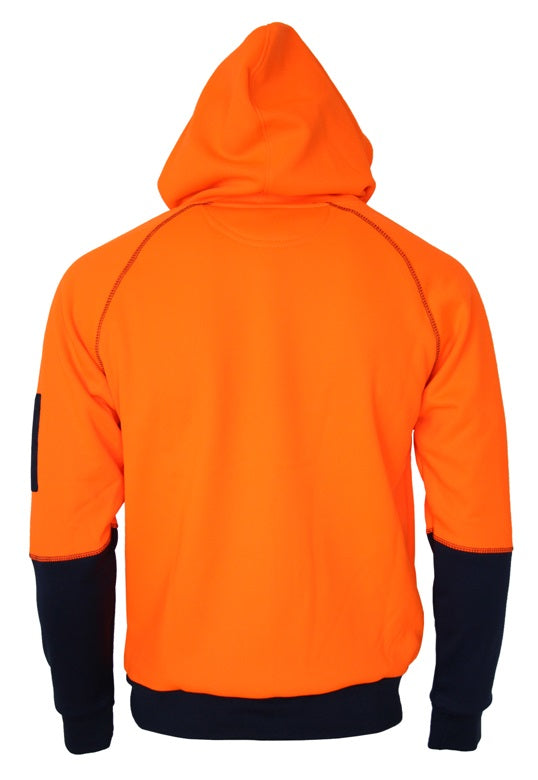 DNC Hi-Vis Softshell Hoodie - Orange