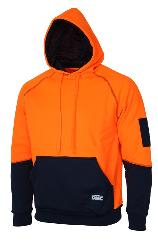 DNC Hi-Vis Softshell Hoodie - Orange