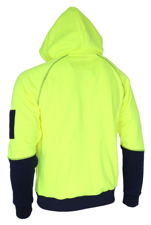 DNC Hi-Vis Softshell Hoodie - Yellow